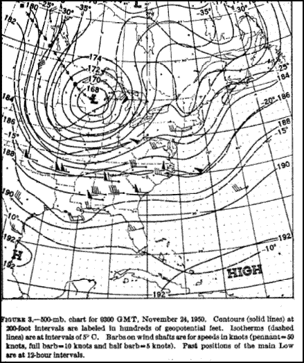 uperStorm November 24 1950 03Z 500mb Analysis